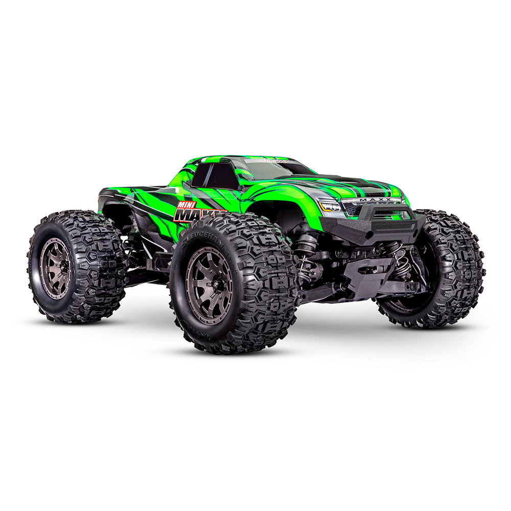CARRO TRAXXAS MINI MAXX BL-2S 4WD RTR TQ GREEN 107154-1