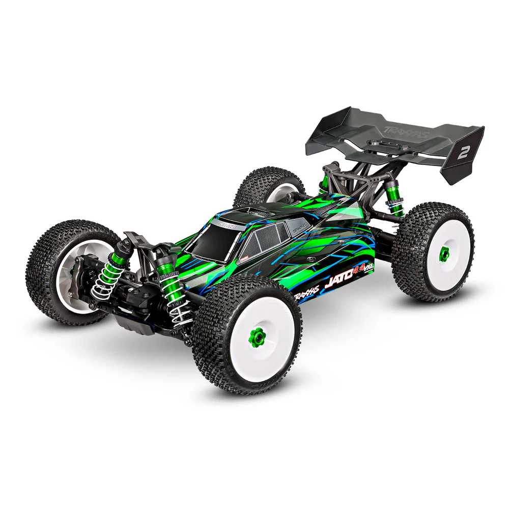 CARRO TRAXXAS 1/8 JATO 4WD VXL-4S GREEN 90386-4