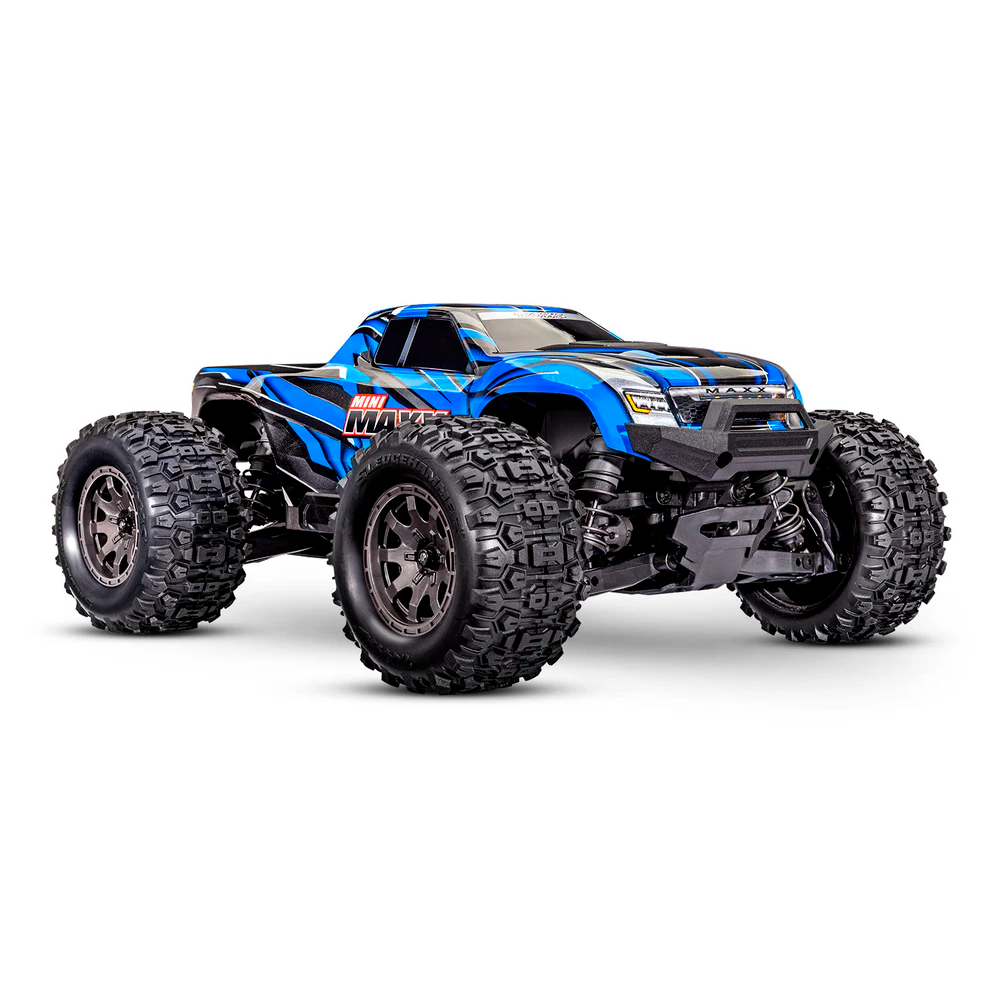 CARRO TRAXXAS MINI MAXX BL-2S 4WD RTR TQ BLUE 107154-1