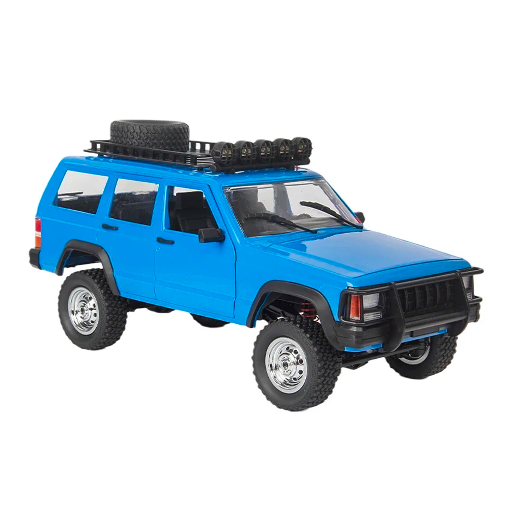 CARRO MNMODEL 1/12 JEEP THROUGH TRUCK 4WD BLUE MN-78