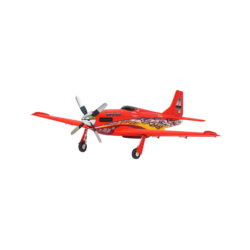 AVIAO FMS P-51 MUSTANG V2 PNP 1100MM DAGO RED FMS134P