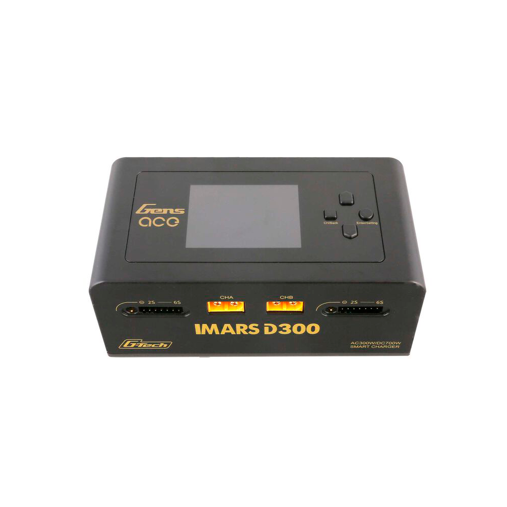 CARREGADOR GENS ACE IMARS D300 G-TECH AC/DC 300W/700W US BLACK