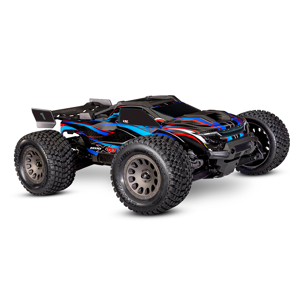CARRO TRAXXAS MINI XRT VXL-3S RTR TQI BLUE 108076-1
