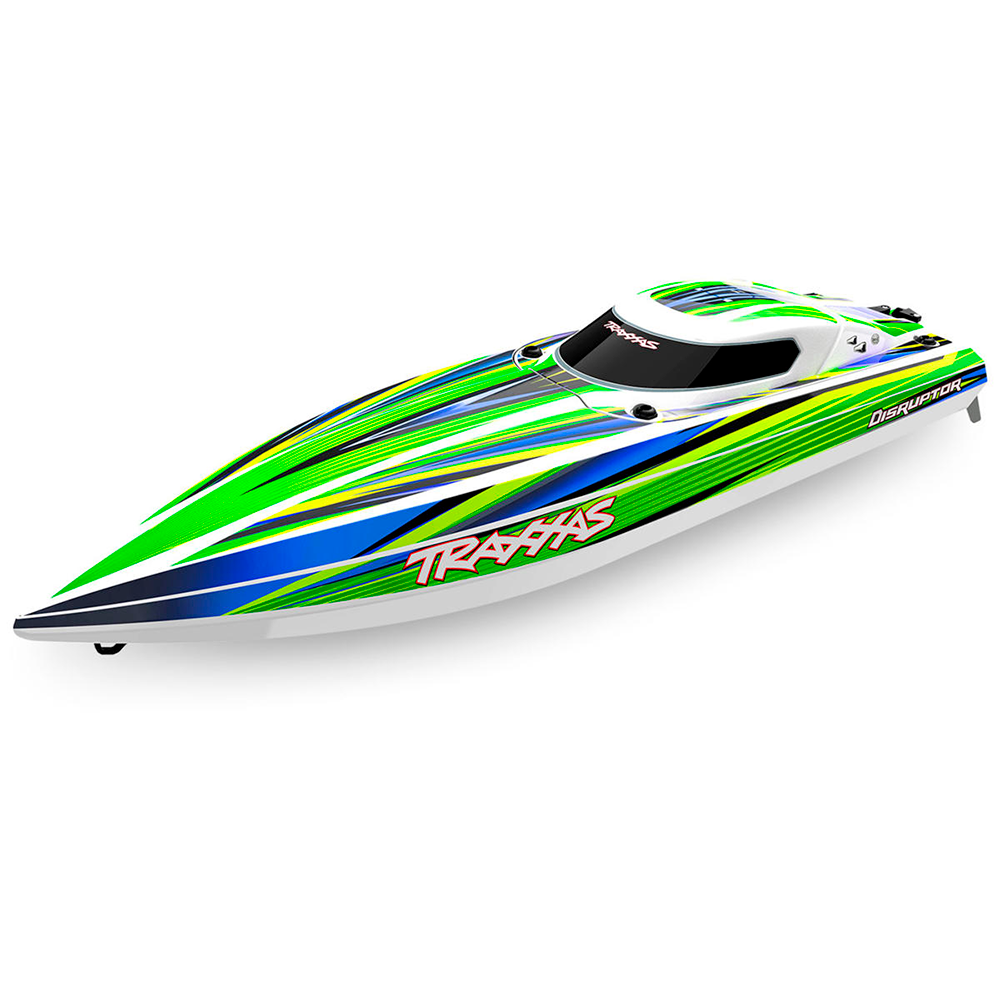 LANCHA TRAXXAS 1/10 DISRUPTOR VXL-4S GREEN 106064-4