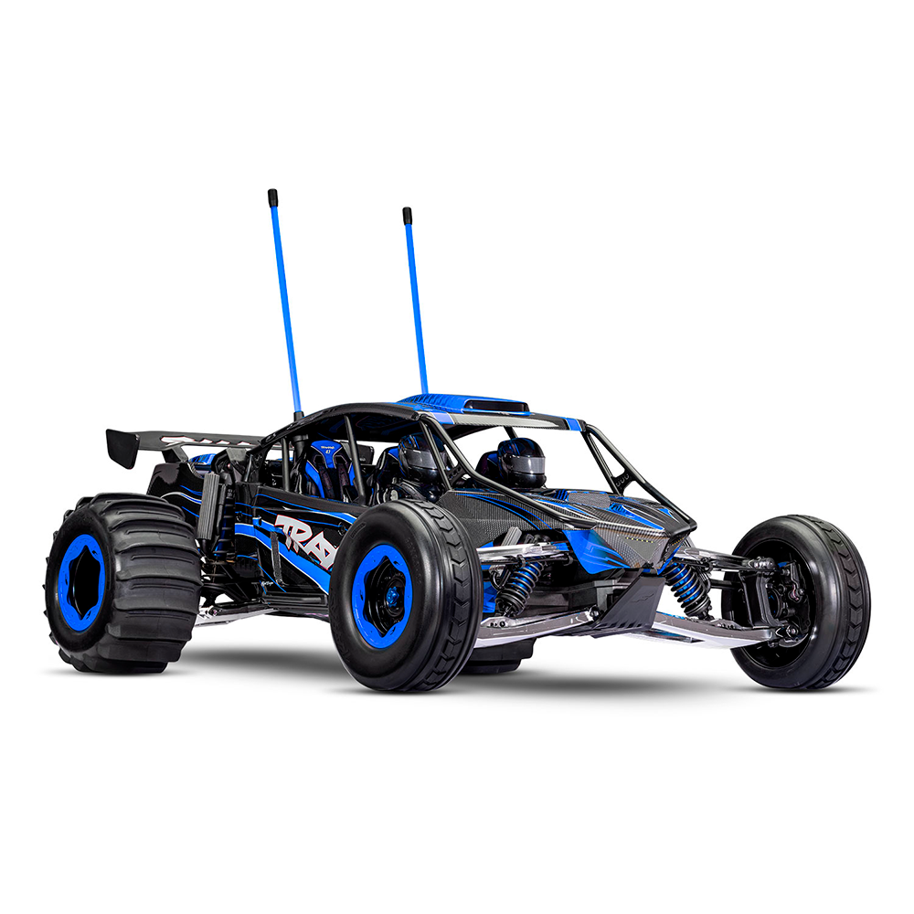 CARRO TRAXXAS X-TRUCK FUNCO SAND CAR 2WD VXL-8S BLUE 109076-4