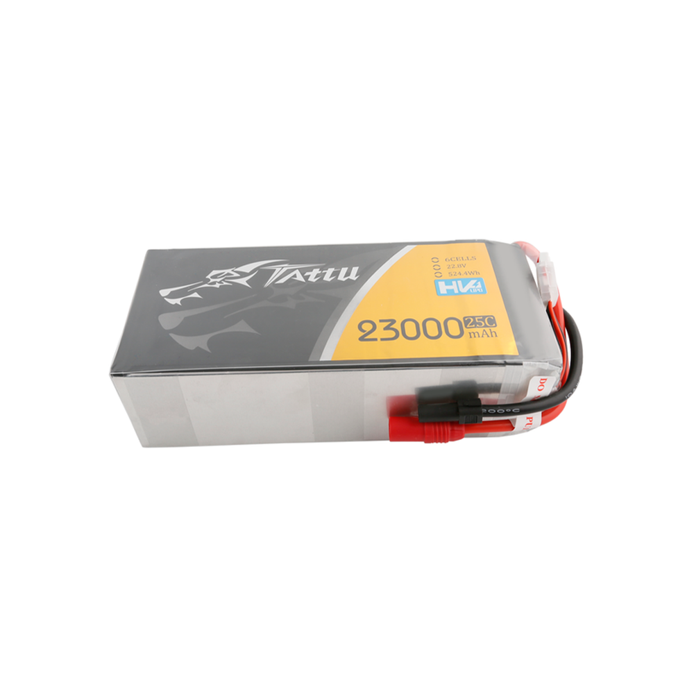 GENS ACE TATTU 22.8V 23000MAH 25C 6S G-TECH HV AS150+XT150 PLUG UAV