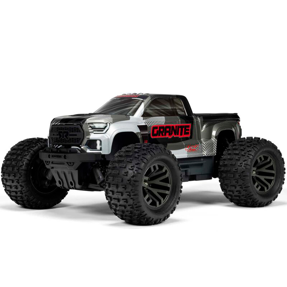 CARRO ARRMA 1/10 GRANITE 223S DSC 4WD BLX MONSTER GUNMETAL ARA4302V4T3