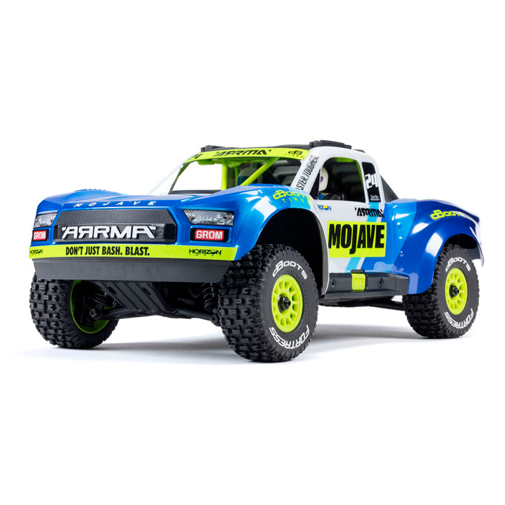 CARRO ARRMA 1/16 MOJAVE GROM 4WD DESERT RTR BLUE/WHITE ARA2104T2