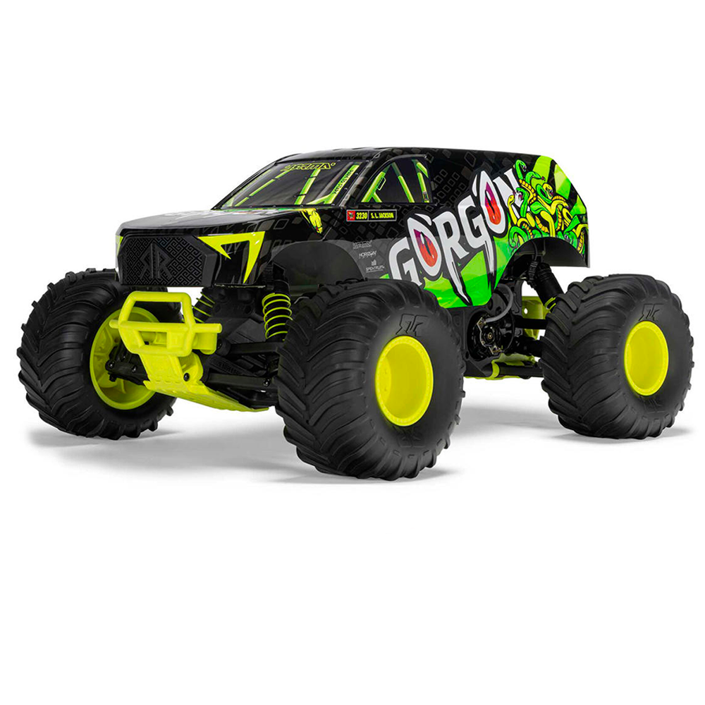 CARRO ARRMA 1/10 GORGON 2WD MONSTER RTR YELLOW ARA3230ST1