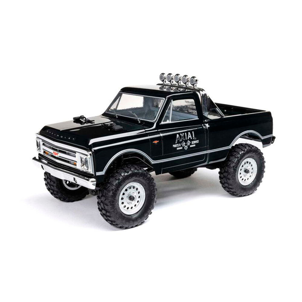 CARRO AXIAL 1/24 SCX24 1967 CHEVROLET C10 4WD RTR BLACK AXI00001V2T4