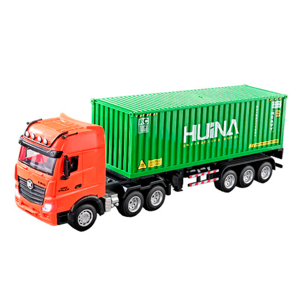 CAMINHAO HUINA 1/18 CONTAINER 9CH TRUCK 1317