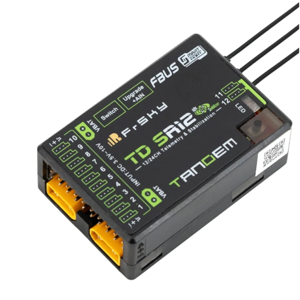 RECEPTOR FRSKY 12CH TD SR12 TANDEM DUAL-BAND 900MHZ