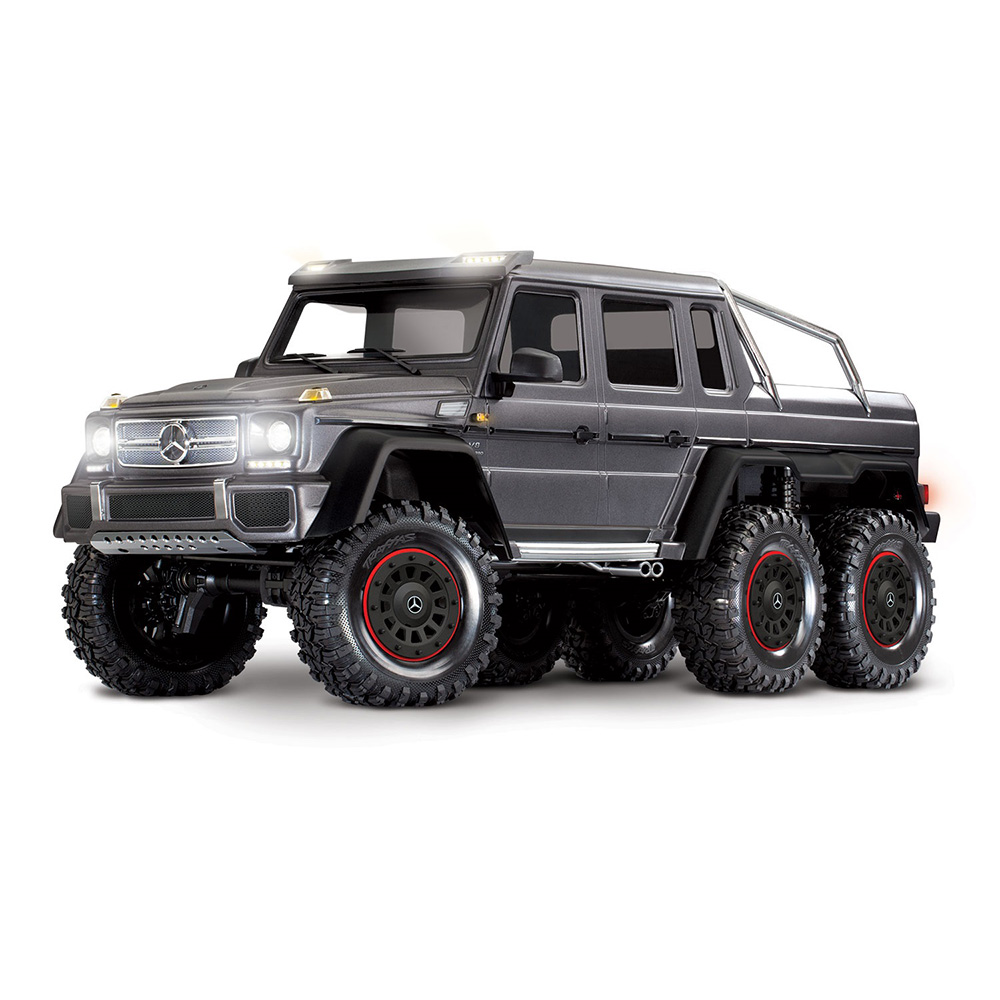 CARRO TRAXXAS 1/10 TRX-6 MERCEDES-BENZ G 63 TQI GRAY 88296-4