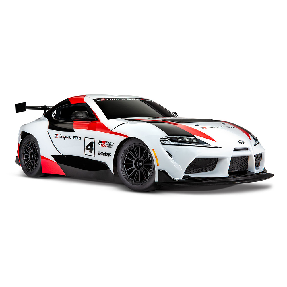 CARRO TRAXXAS 1/10 4-TEC 3.0 TOYOTA SUPRA BL-2S WHITE 93164-4