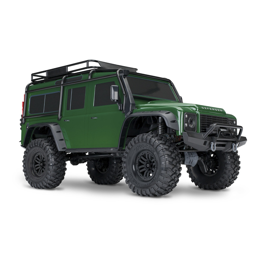 CARRO TRAXXAS 1/10 TRX-4 LAND ROVER DEFENDER TQI GREEN 82256-4
