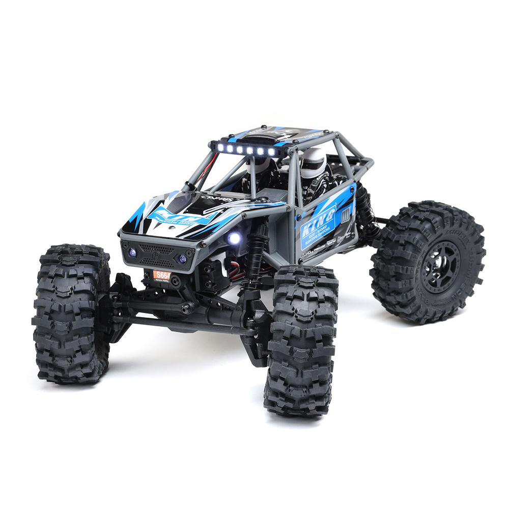 CARRO AXIAL 1/18 UTB18 CAPRA 4WS 4WD RTR ROCK CRAWLER BLUE AXI-1750T1