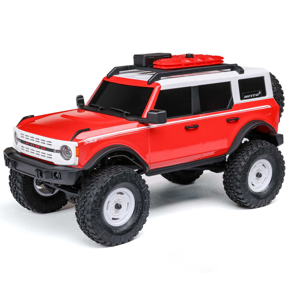 CARRO AXIAL 1/24 SCX24 FORD BRONCO HERITAGE 4WD RTR RED AXI00006V2T6