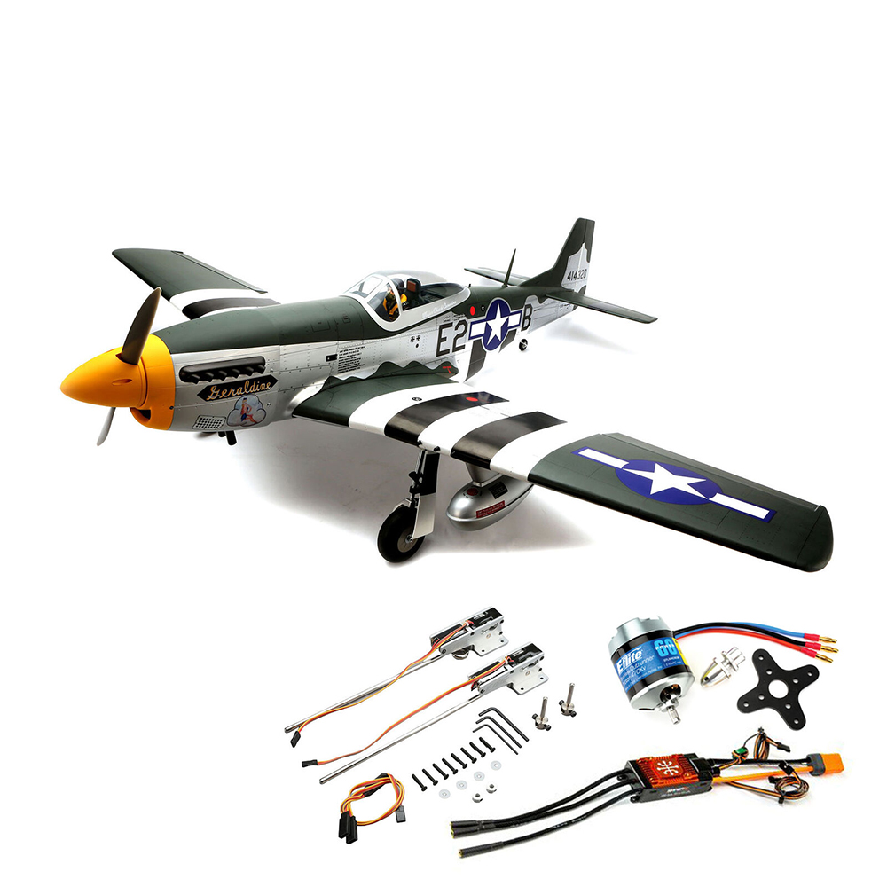 AVIAO HANGAR P-51D MUSTANG 20CC ARF PLUS 69.5