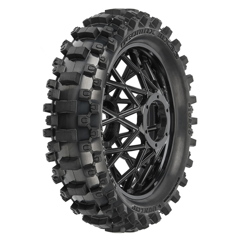 RODA PROLINE DUNLOP GEOMAX MX33 CR4 REAR MTD BLACK PRO1023010