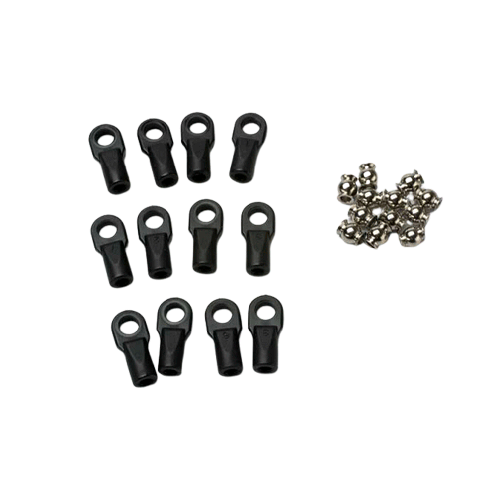 TRAXXAS ACC REVO ROD ENDS W/HOLLOW BALLS LARGE 12 5347