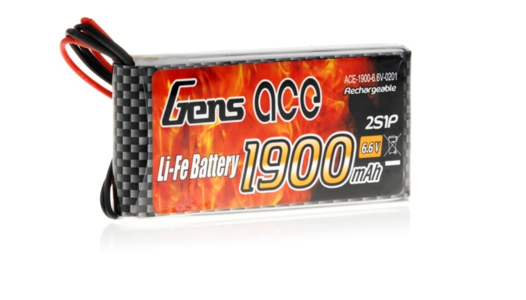 GENS ACE 6.6V 1900MAH LIFE FUTAB/JST