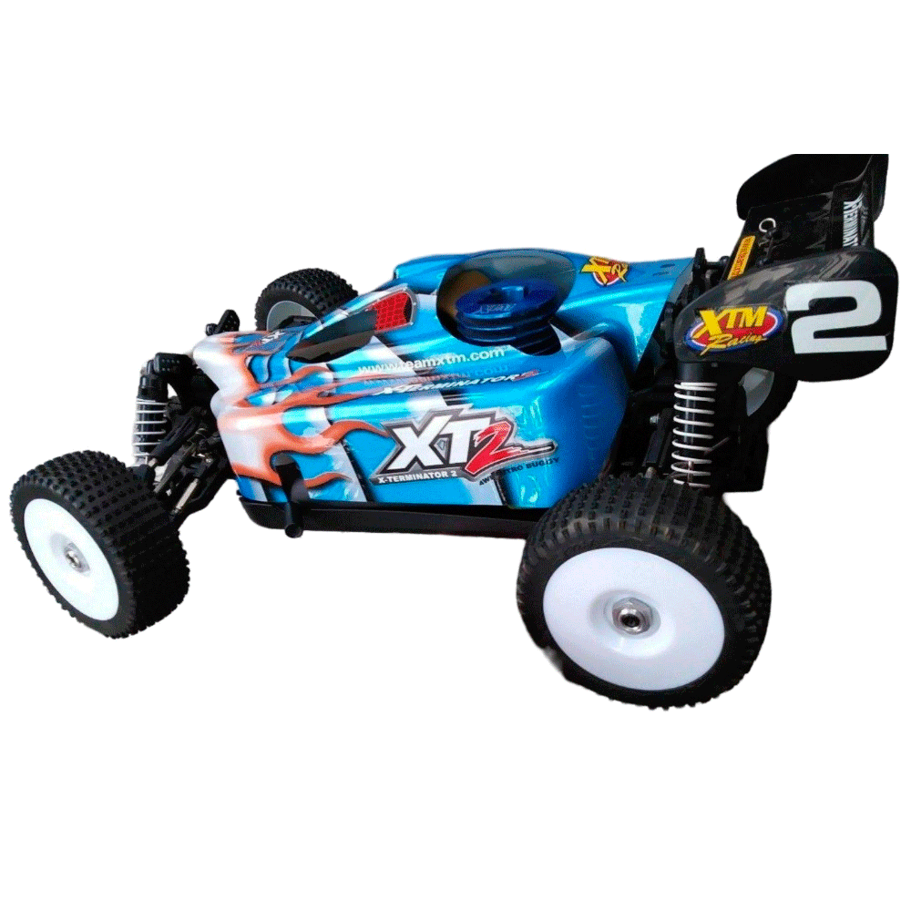 CARRO XT2 RC 1/8 NITRO BUGGY 145624 (SO CARRINHO/SEM CAIXA,ACC)