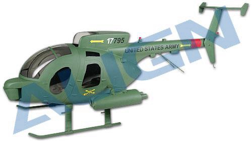 TR500 SCALE FUSELAGE 500D HF5003T