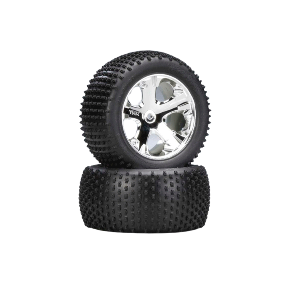TRAXXAS JATO ALL-STAR CHROME RODA REAR 2PC 3770