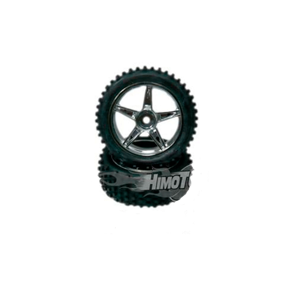 HT RODA FONT CROMADA 1/10 2PC 06010V