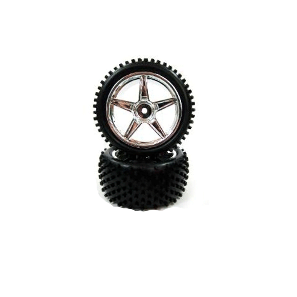 HT RODA REAR CROMADA 1/10 2PC 06026V