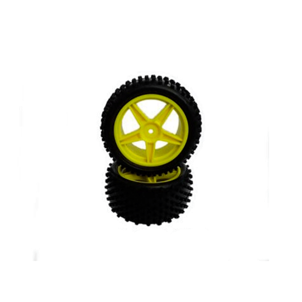 HT RODA REAR YELLOW 1/10 2PC 06026Y
